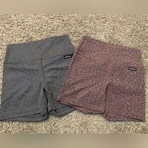 Medium cheeta print DOYOUEVEN biker shorts